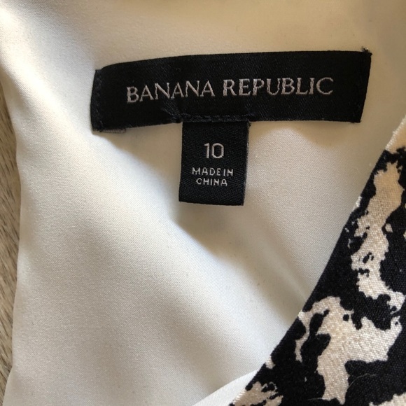 Banana Republic tiered shift dress size 10 - Picture 7 of 10
